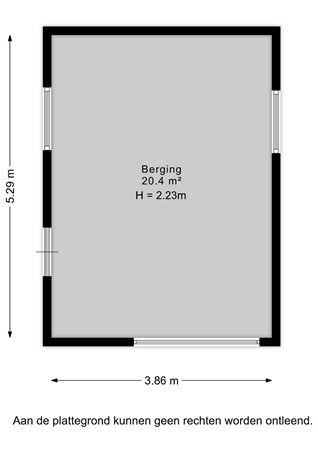 Floorplan - H. Goeman Borgesiusstr 9, 9626 AT Schildwolde